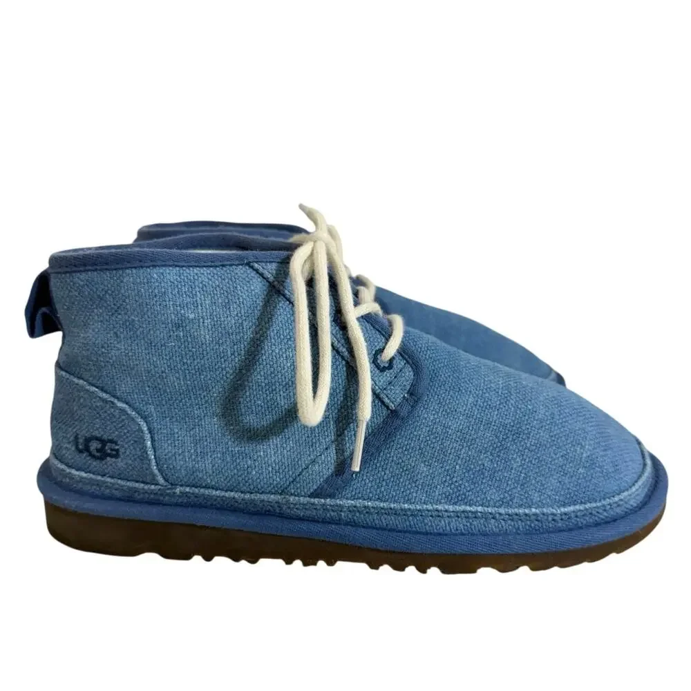 UGG Neumel Natural Indigo Chukka Boots Men’s Size 9 Lace Up